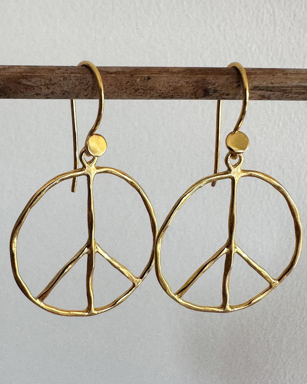 Peace Symbol Earrings