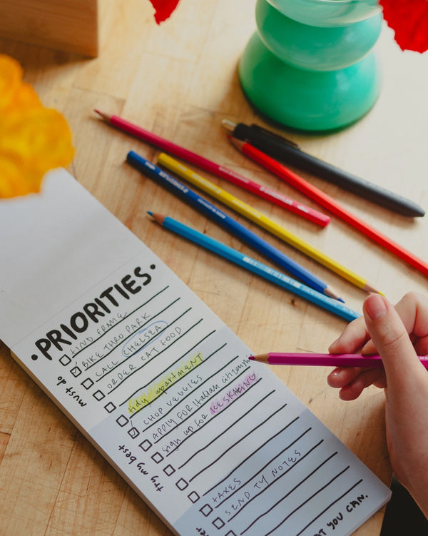 Priorities Notepad
