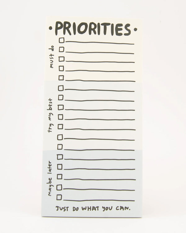 Priorities Notepad