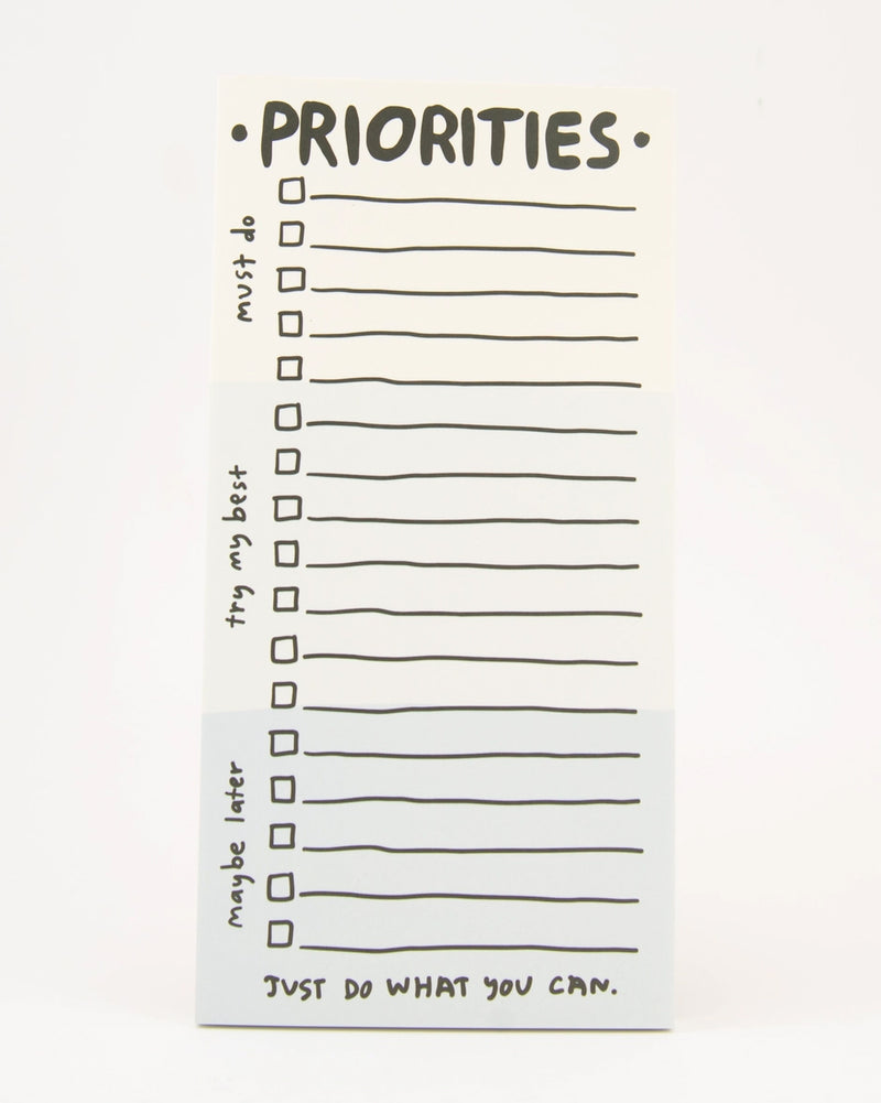 Priorities Notepad