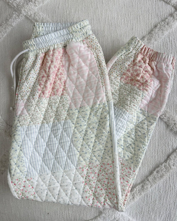 Pastel Quilted Jogger