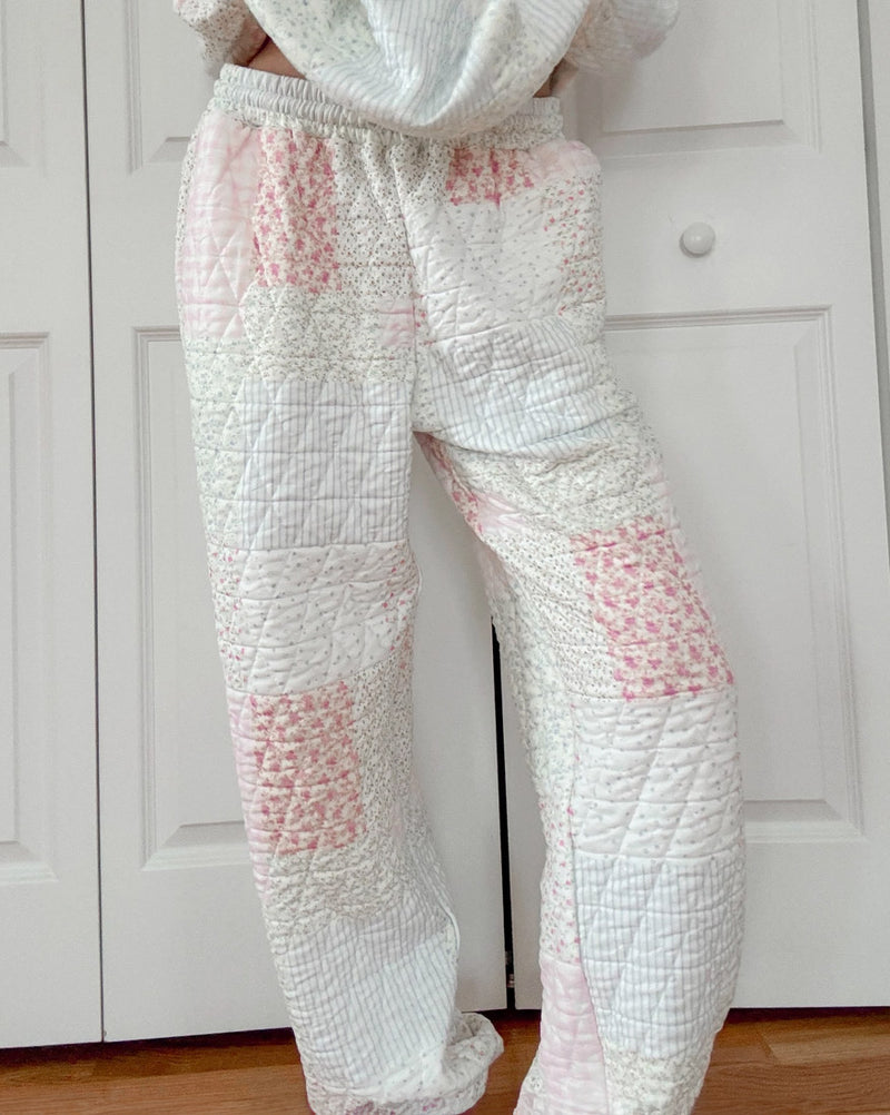 Pastel Quilted Jogger