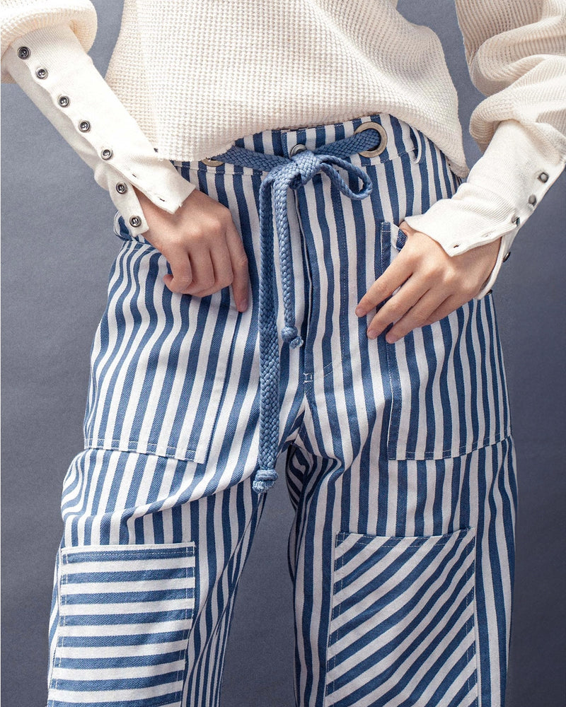 Railroad Striped Utility Pants