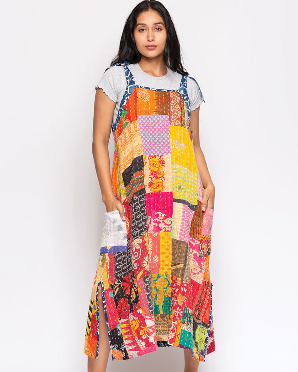 One of a Kind Reversible Kantha Cotton Sundress