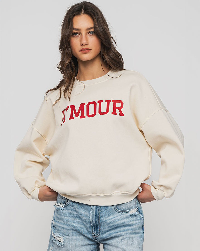 Amour Oversized Sweatshirt