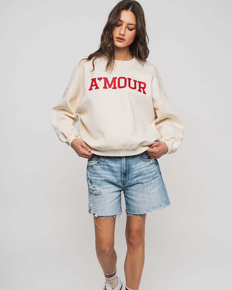 Amour Oversized Sweatshirt