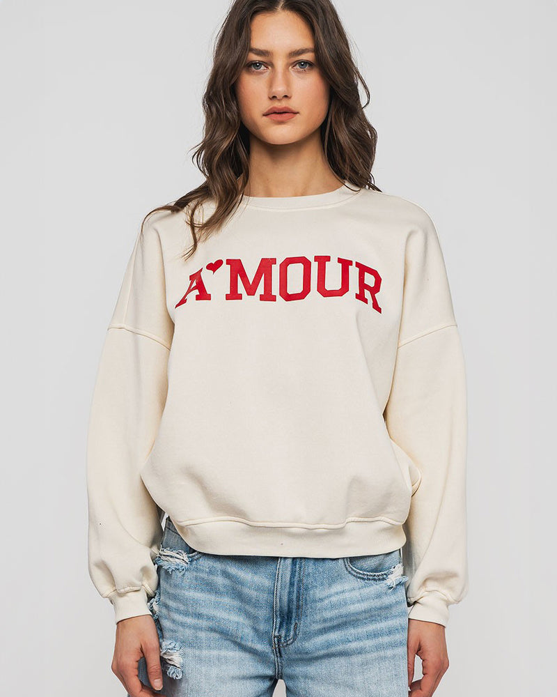Amour Oversized Sweatshirt
