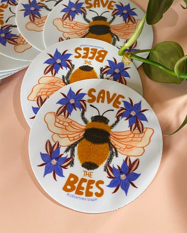 Save the Bees Sticker