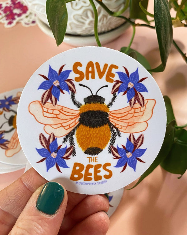 Save the Bees Sticker