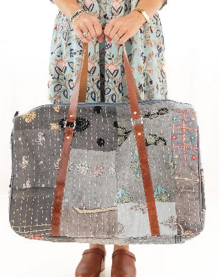 Sky Patchwork Duffle Bag