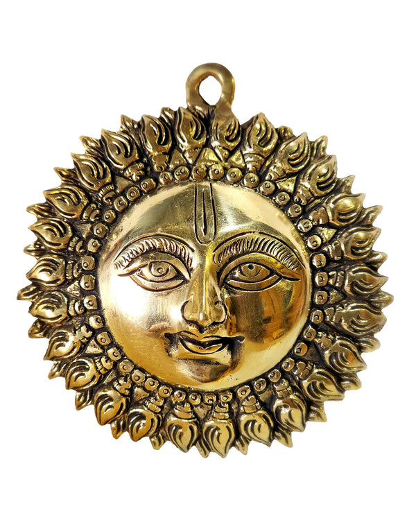 Sun Brass Wall Hanging