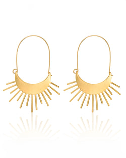 Sun Ray Sun Burst Earrings