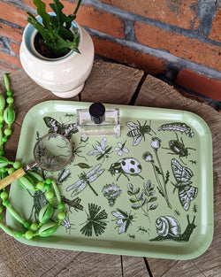 Bugs & Blooms Birchwood Tray