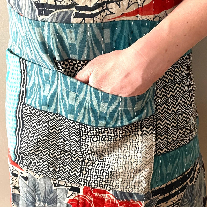 ONE OF A KIND Kantha Apron