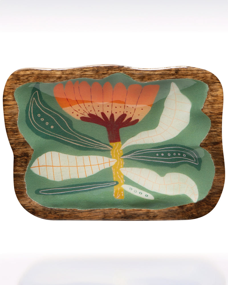 Lotus Mango Wood Catch All Tray