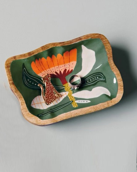 Lotus Mango Wood Catch All Tray