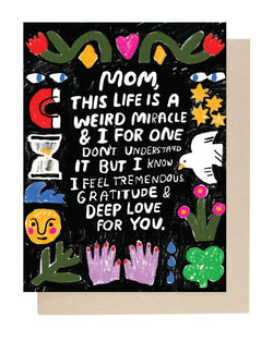 Weird Miracle Mother's Day Card