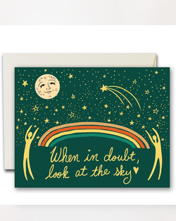 When In Doubt Greeting Card