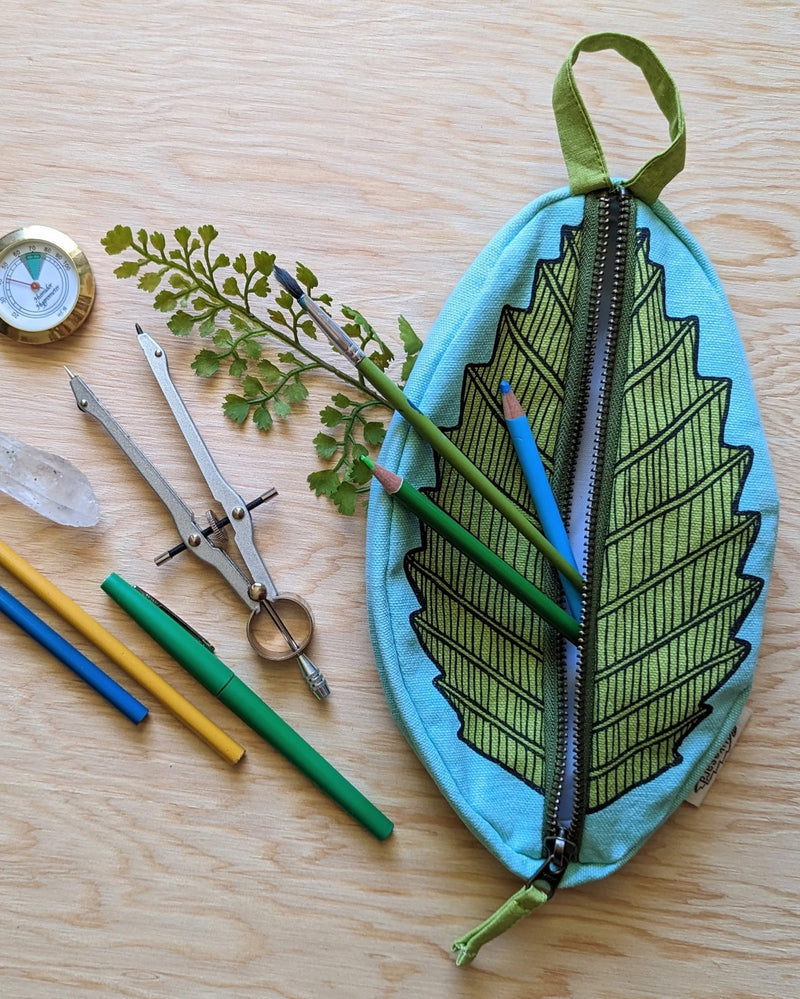 Leaf Zippered Pouch