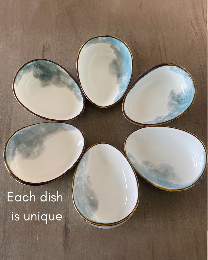 Abalone Ceramic Trinket DIsh