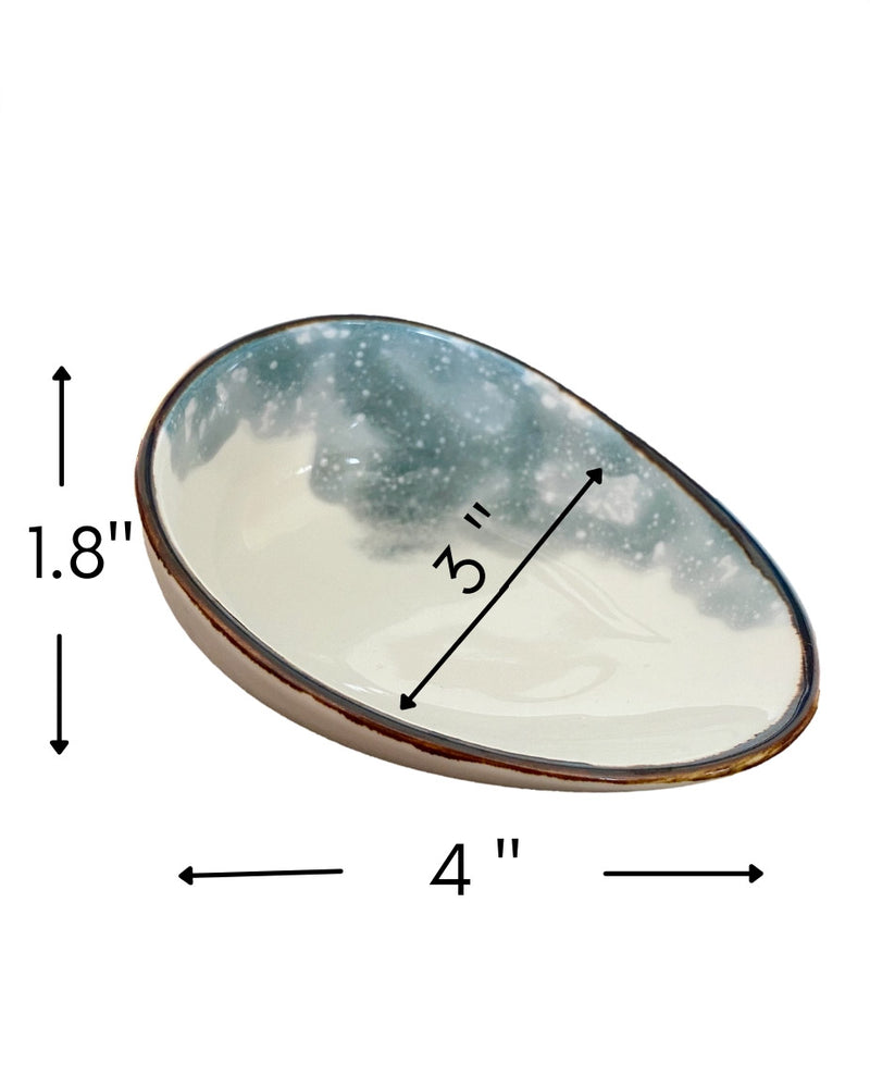 Abalone Ceramic Trinket DIsh