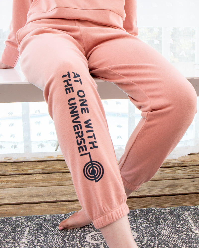 At One with The Universe Guava Sweatpants