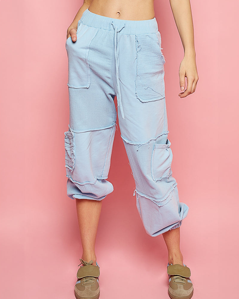 Baby Blue French Terry Sweatpants