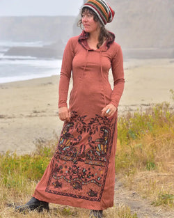 Rust Babylon Maxi Dress