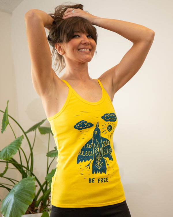 Be Free - Golden Organic Tank