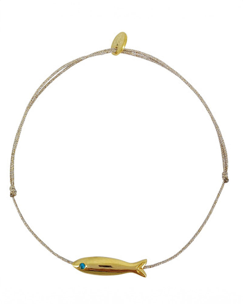 Gold Long Fish Bracelet