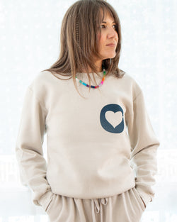 Sand Heart Unisex Sweatshirt