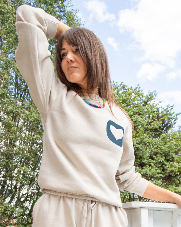 Sand Heart Unisex Sweatshirt