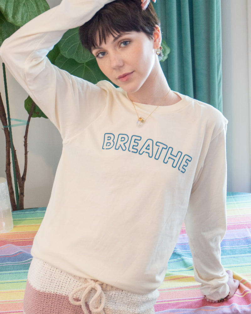 BREATHE - Natural Cotton Long Sleeve