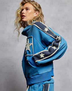Cobalt Star Track Jacket