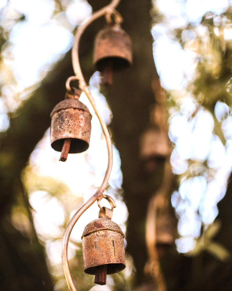 Curved Stem Bell Wind Chimes
