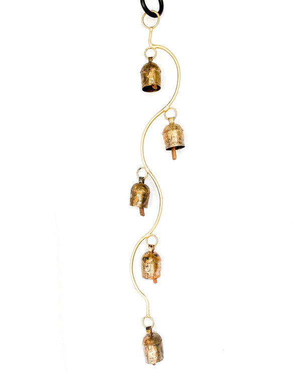 Curved Stem Bell Wind Chimes