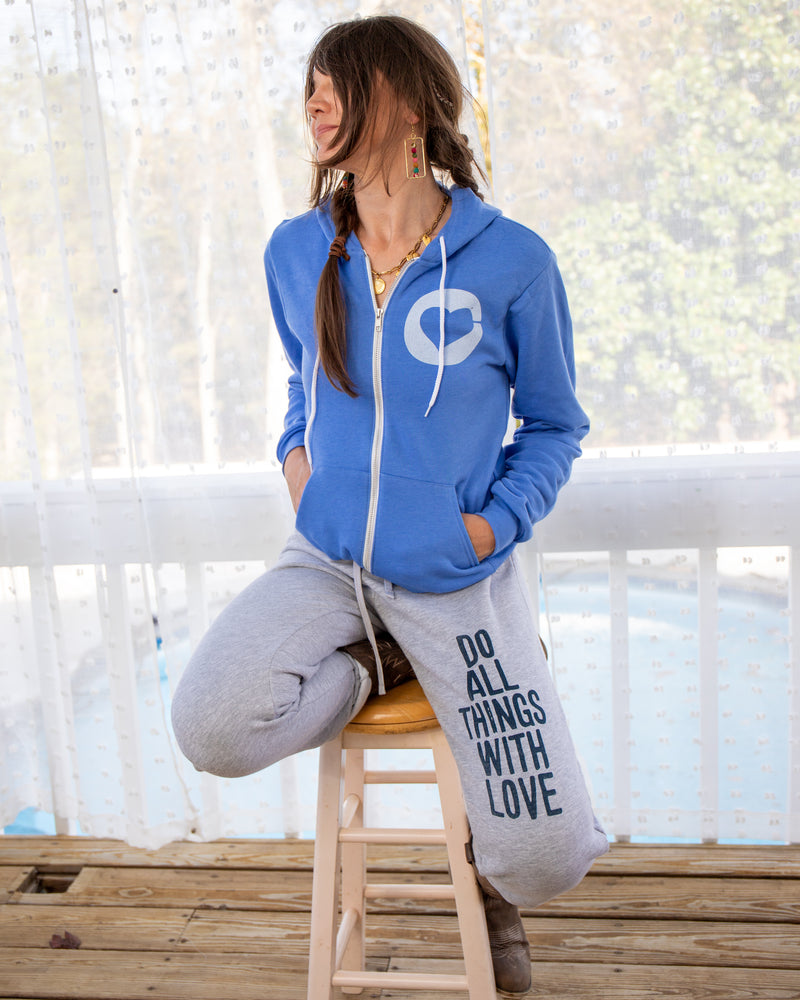 Be Your Own Hero ~ Heather Royal Unisex Hoodie