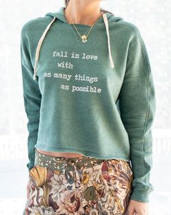 Fall in Love with As Many Things as Possible Hoodie