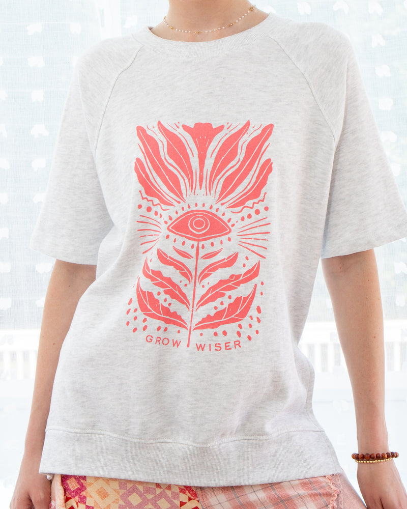 Grow Wiser French Terry Short Sleeve Sweatshirt