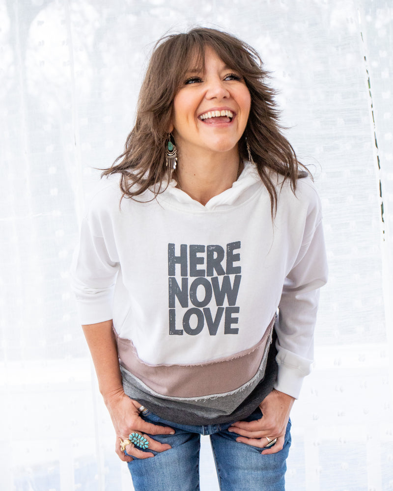 Here Love Now ~ Wavy Hoodie