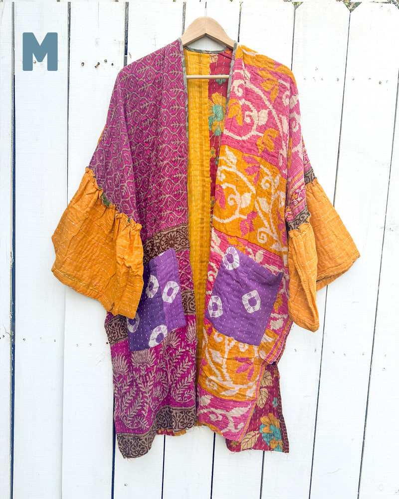 ONE OF A KIND Kantha Kaftan Kimono