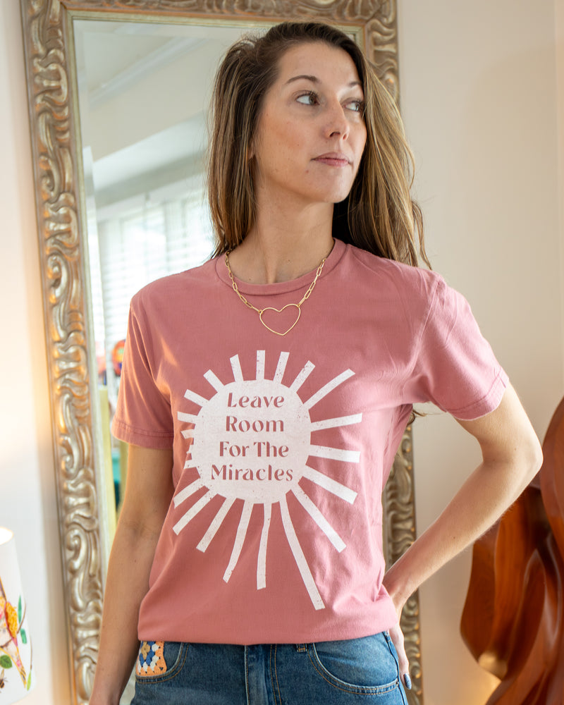 Leave Room For The Miracles - Cotton Unisex Tee