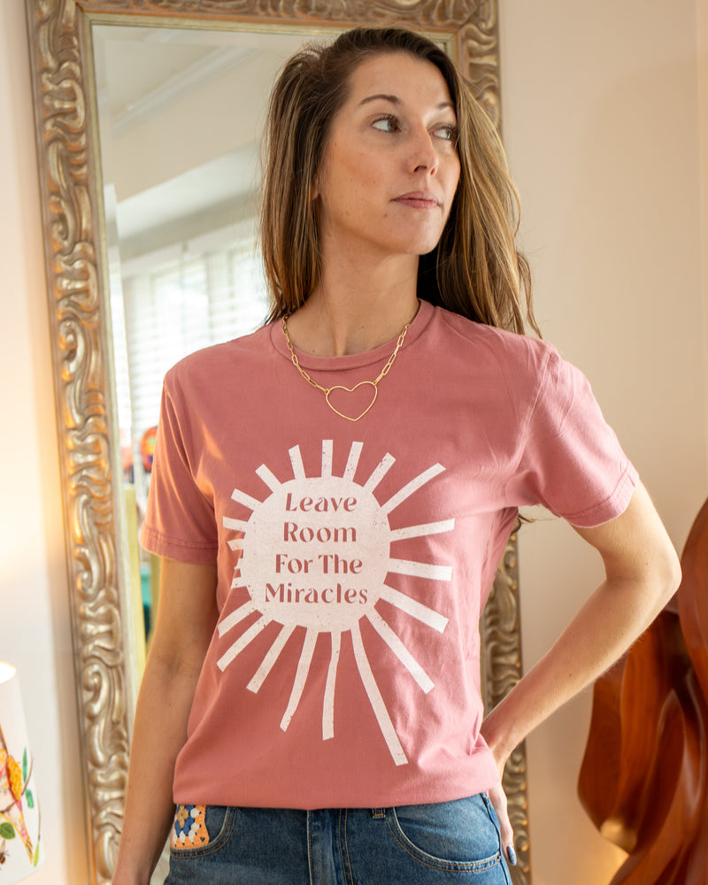 Leave Room For The Miracles - Cotton Unisex Tee