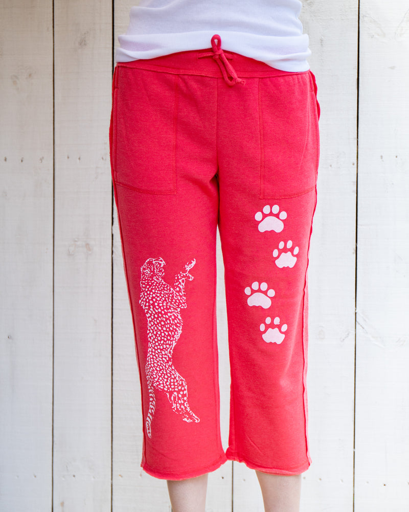 Wild Cat - Poppy Cropped Sweatpants