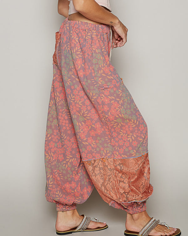 Lilac Floral Pants