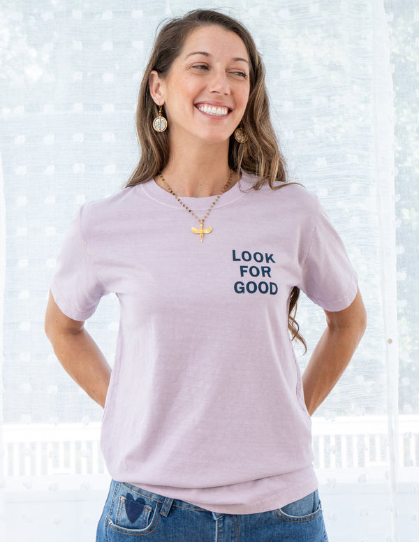 Look For Good Lavender Unisex Tee