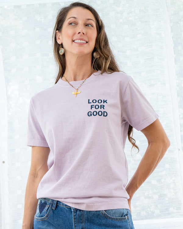 Look For Good Lavender Unisex Tee