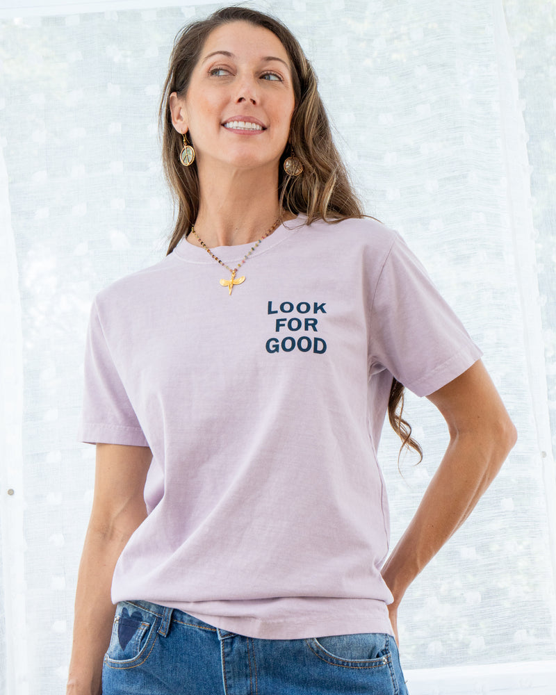 Look For Good Lavender Unisex Tee