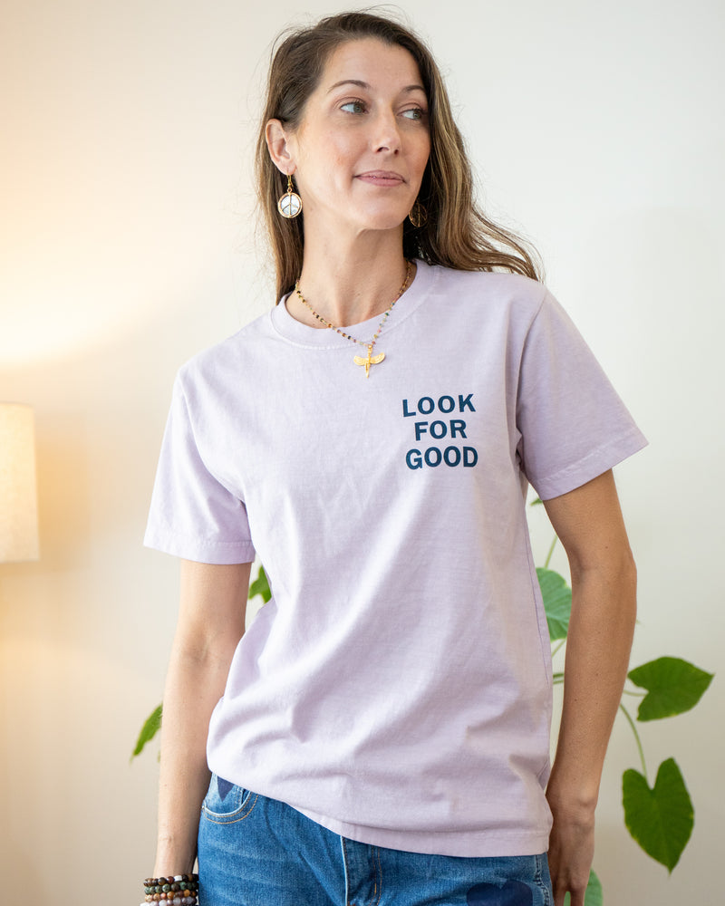 Look For Good Lavender Unisex Tee