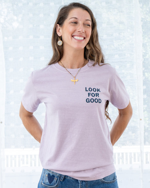 Look For Good Lavender Unisex Tee